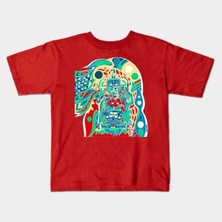 spaceman journey ecopop Kids T-Shirt